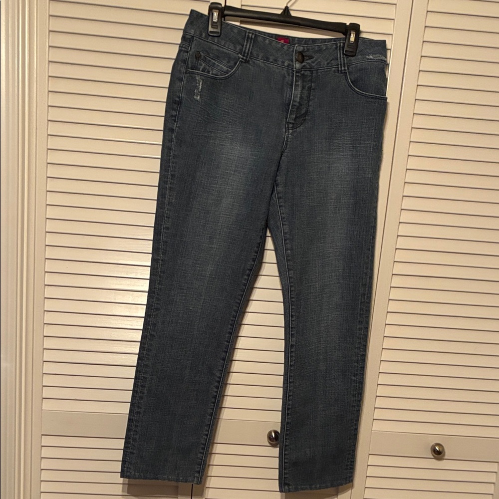 Sasson Jeans Classic Blue Ankle Length